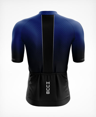 HUUB - Mens Short Sleeve Cycle Jersey Core 3 Black/Blue