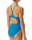 TYR - Womens Swimsuit Solid Durafast DIAMONDFIT Teal