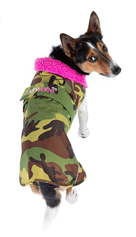 Dryrobe - Dog Coat Camo/Pink