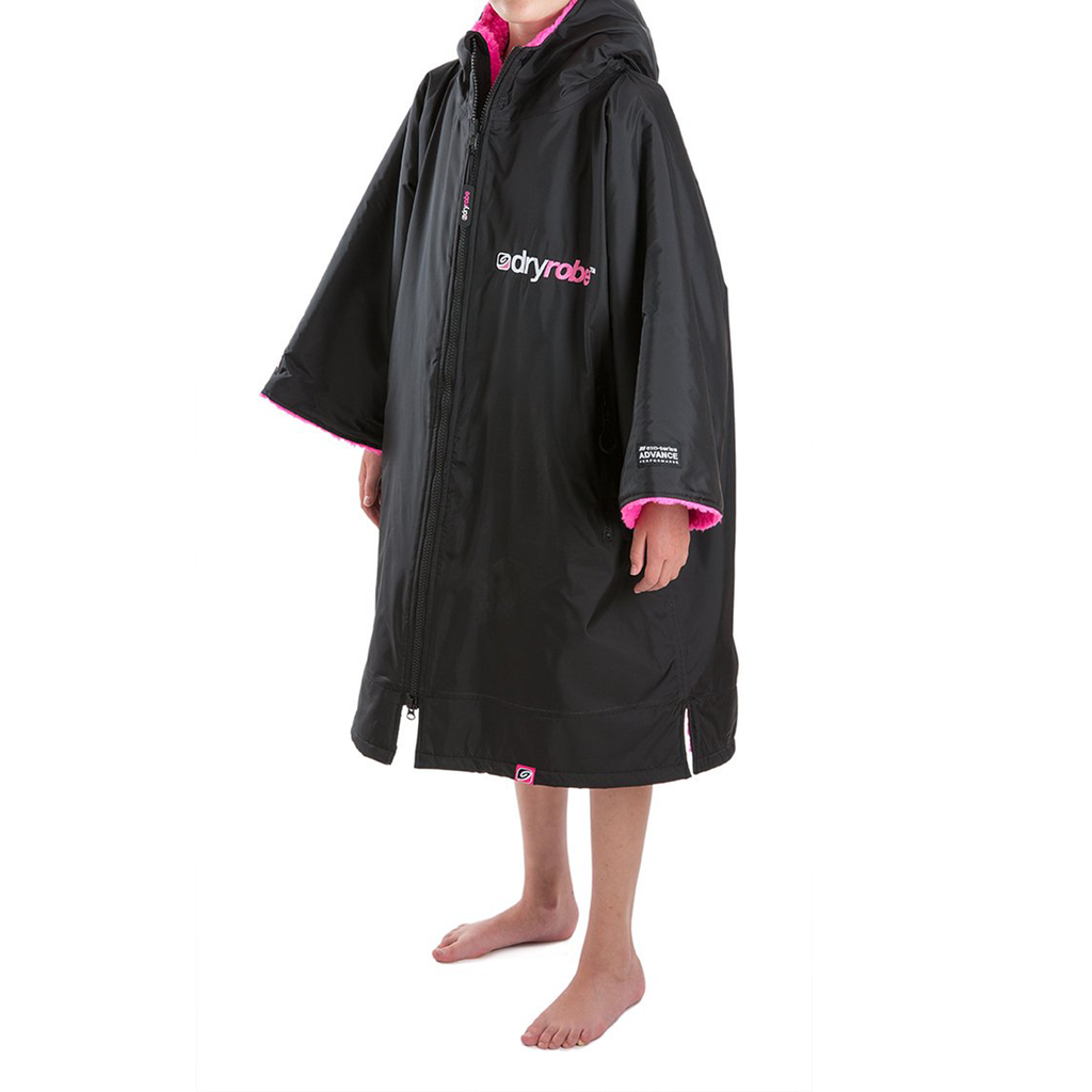 DRYROBE - Coat Long Sleeve Black & Pink