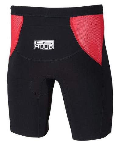 HUUB - Dave Scott Tri Shorts Black & Red - Sharks Swim Shop