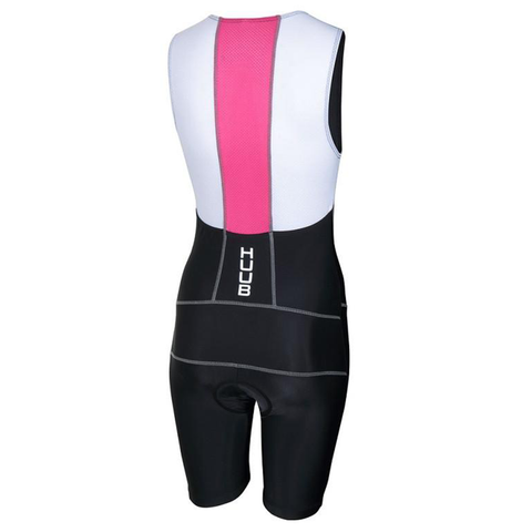 HUUB - Womens Essential Tri Suit Black/Pink - Sharks Swim Shop