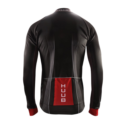 HUUB - Core Long Sleeve Cycle Thermal Jersey/Black - Sharks Swim Shop