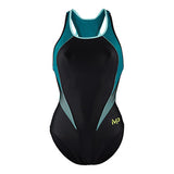 Michael Phelps - Womens Hanoi Swimsuit Black & Turquoise