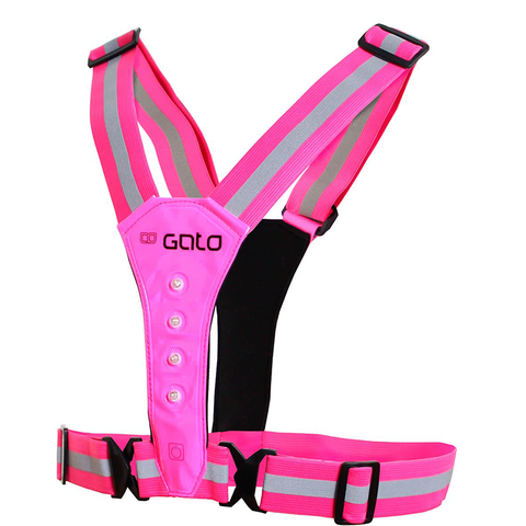 GATO - LED Safer Sport Vest Pink - Sharks Swim Shop