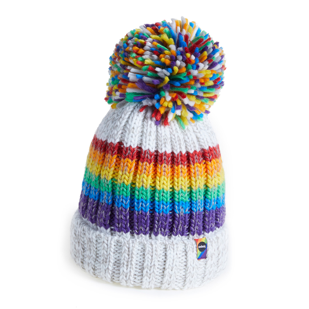 SWIMZI - Hat Super Bobble Sherpa Fleece Rainbow