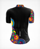 HUUB - Womens Cycle Jersey Kaleidoscope Short Sleeve Black