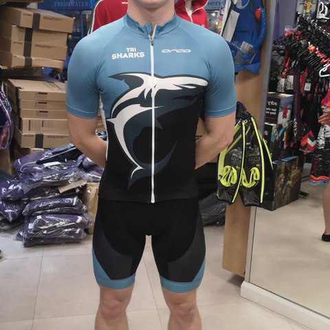 Orca - Mens Custom TriSharks Cycle Jersey