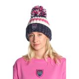 SWIMZI - Hat Super Bobble Sherpa Fleece Navy Pink