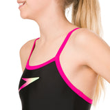 Speedo - Girls Placement Thinstrap Muscleback Swimsuit