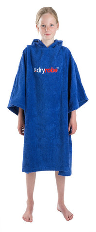DRYROBE - Towel Poncho Hooded Changing Robe Royal Blue