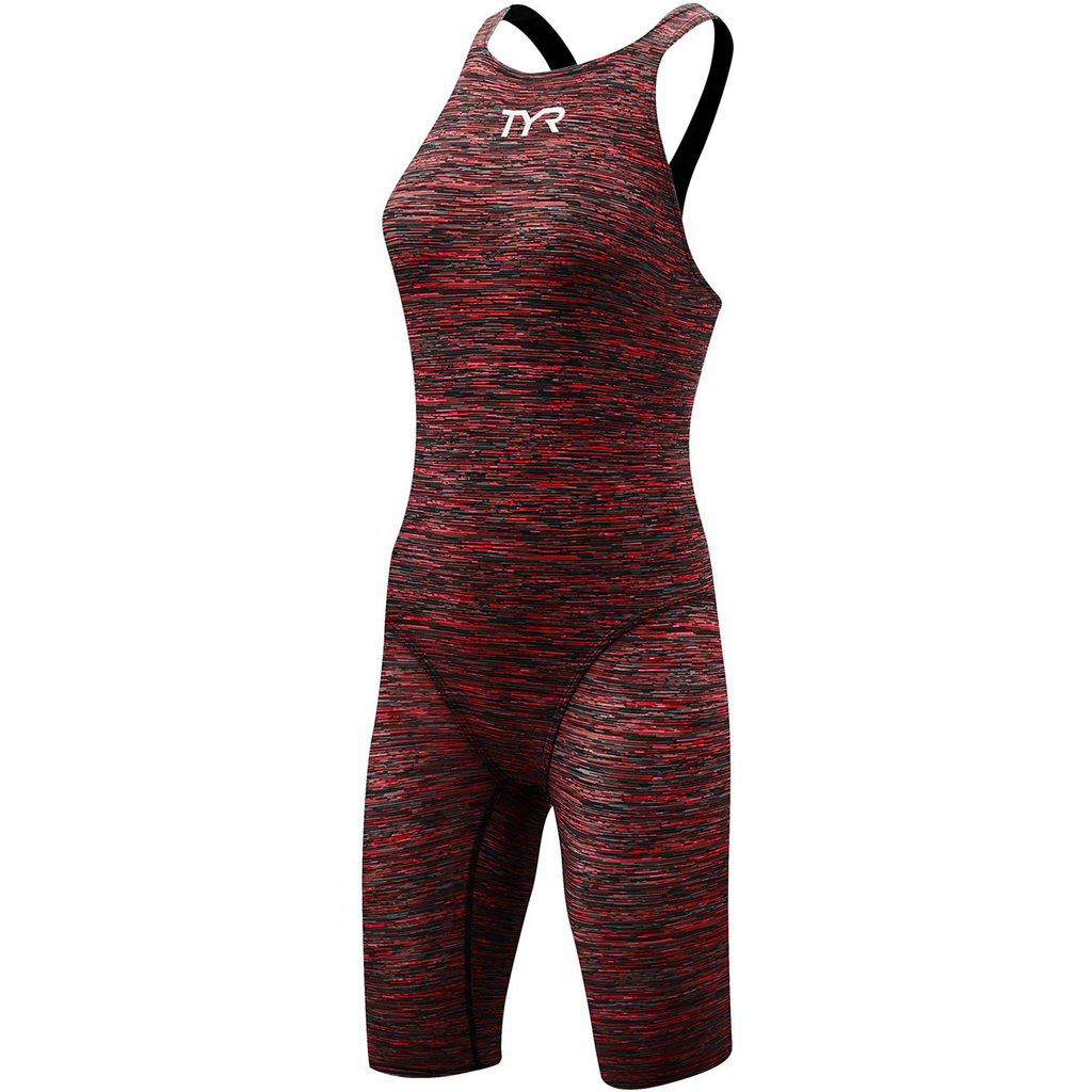 TYR - Womens Racesuit Thresher Baja Open Back Red