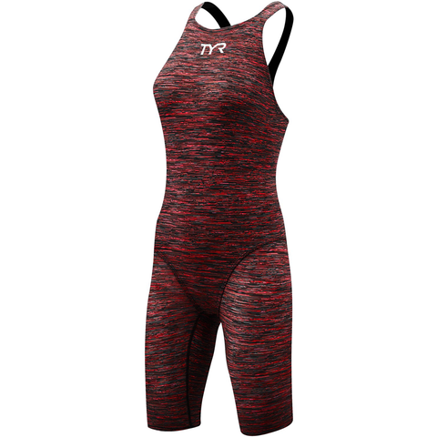 TYR - Womens Racesuit Thresher Baja Open Back Red