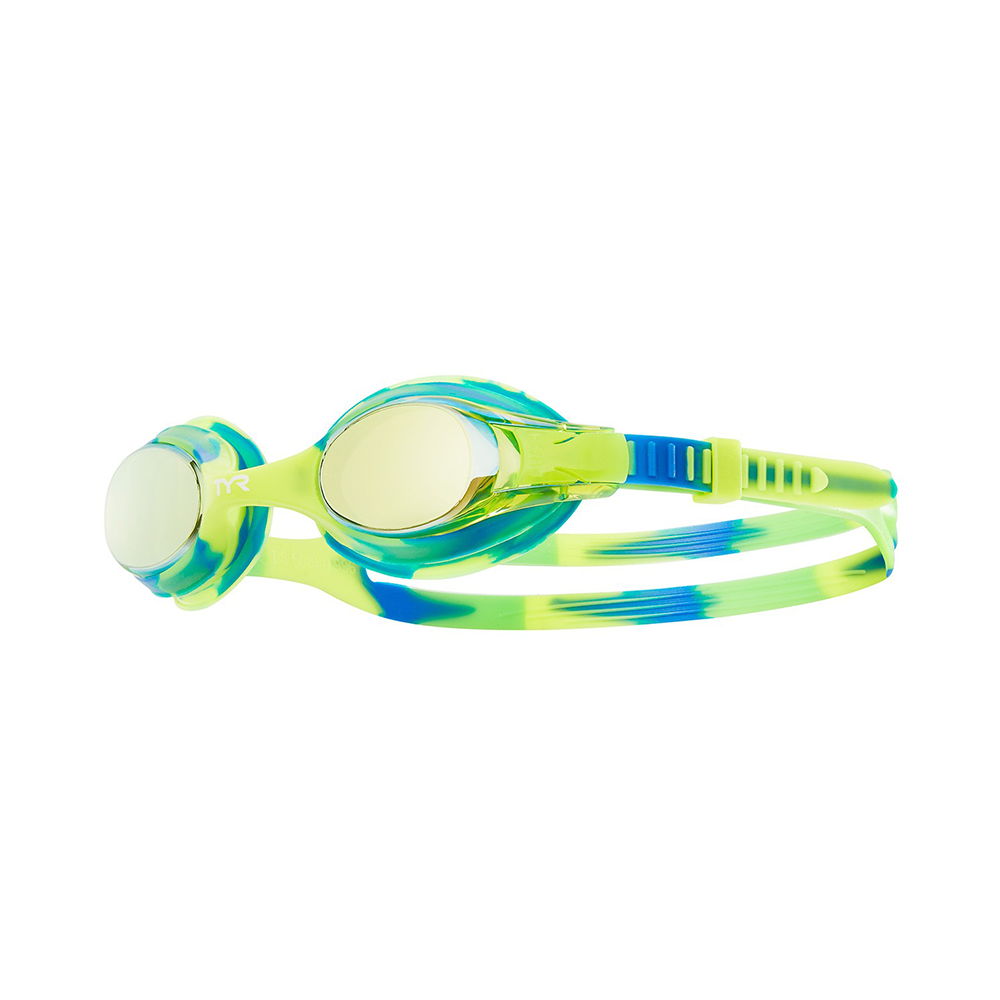 TYR -  Goggles Swimple Tie Dye Kids Mirrored Green