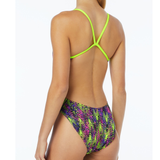 TYR - Womens Swimsuit Waikiki CutOutFit Yellow/Purple