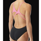 TYR - Womens Swimsuit Solid Tetrafit Black/Pink