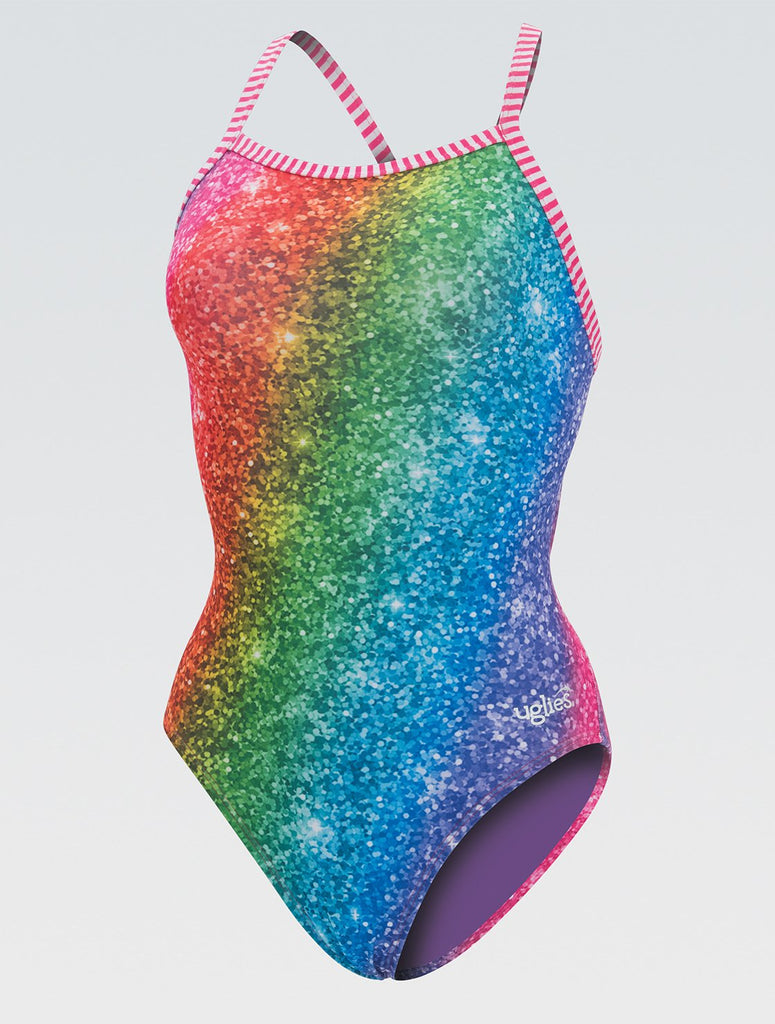 Dolfin  - Womens Uglies Over The Rainbow V-2 One-Piece Swimsuit