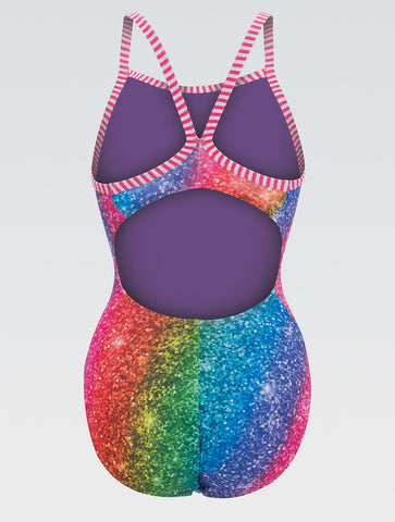 Dolfin  - Womens Uglies Over The Rainbow V-2 One-Piece Swimsuit
