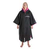 DRYROBE - Coat Short Sleeve Black & Pink