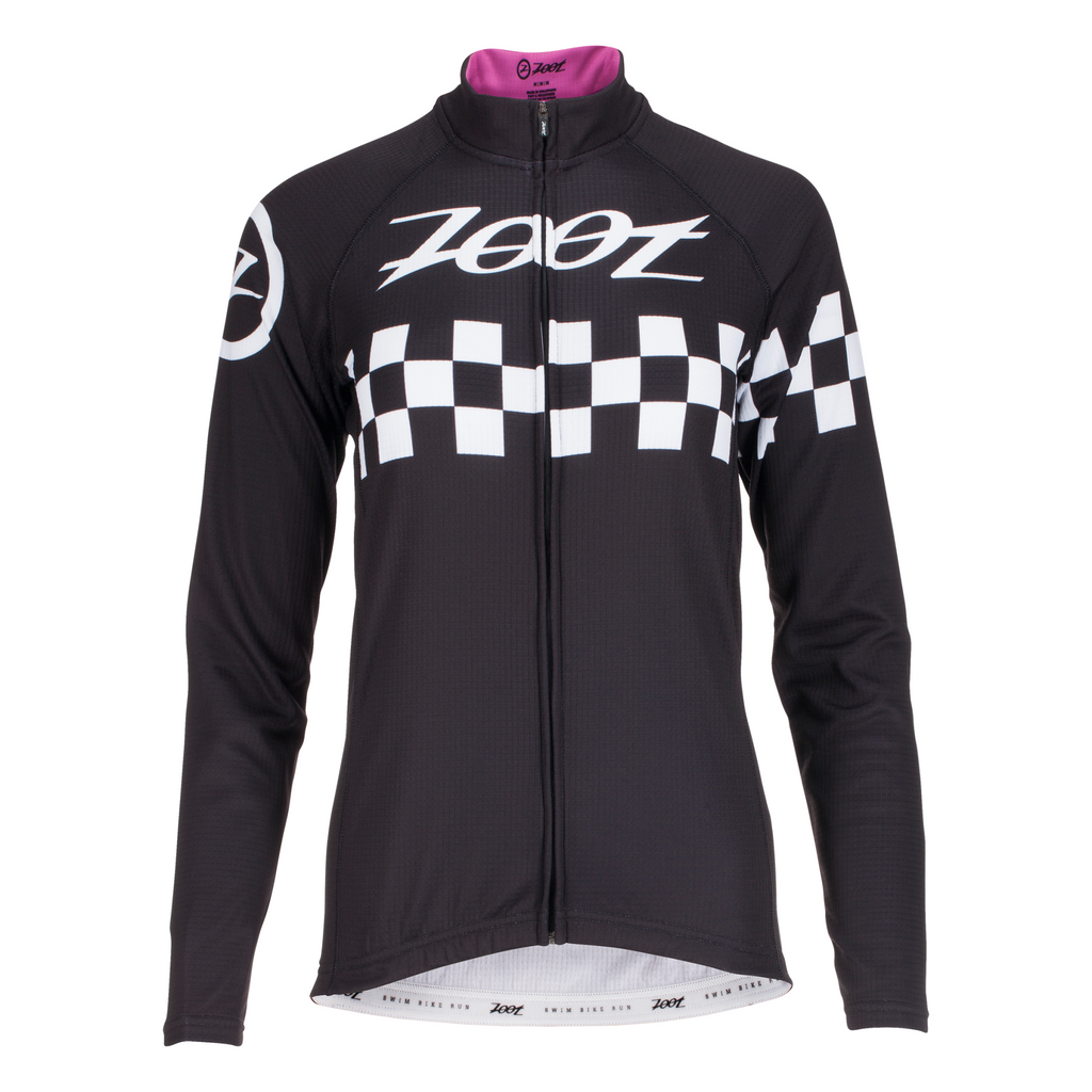 Zoot - Womens Cycle Cali Thermo Jersey Paradise Checker