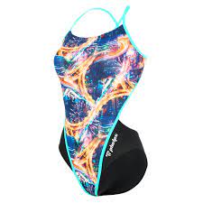 Michael Phelps - Womens Swimsuit Open Back Trafic