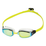 Aquasphere - Goggles Fastlane Yellow Titanium Mirrored Lens White/Yellow