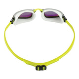 Aquasphere - Goggles Fastlane Yellow Titanium Mirrored Lens White/Yellow