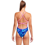 FUNKITA - Ladies Strapped in One Piece Leaf Laser