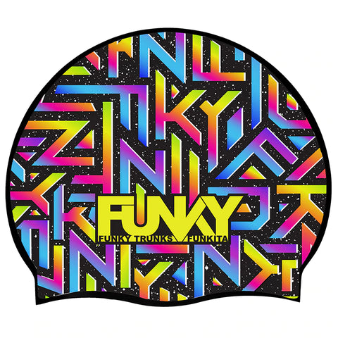 Funky Trunks - Silicone Swimming Cap Brand Galaxy