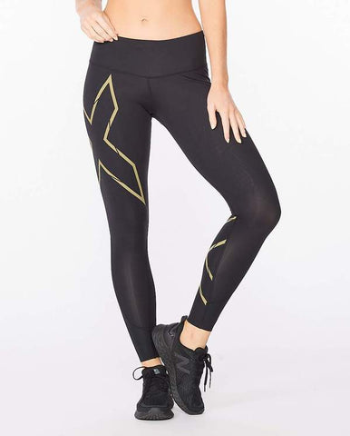 2XU - Women's Compression Tights Light Speed Mid Rise