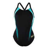 Michael Phelps - Womens Swimsuit Kalista Black & Turquoise