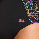 Zoggs - Womens Kinetic Atom back Black/Pink
