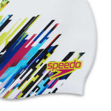 Speedo - Swim Cap Digital Print Cap White/Black