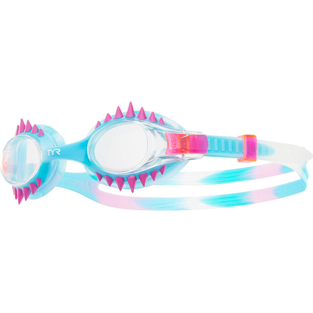TYR - Goggles Spikes Swimple Tie Dye Kids Clear/Mint