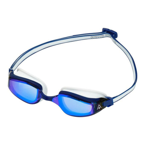 Aquasphere - Fastlane Blue/White Titanium Mirror Goggles