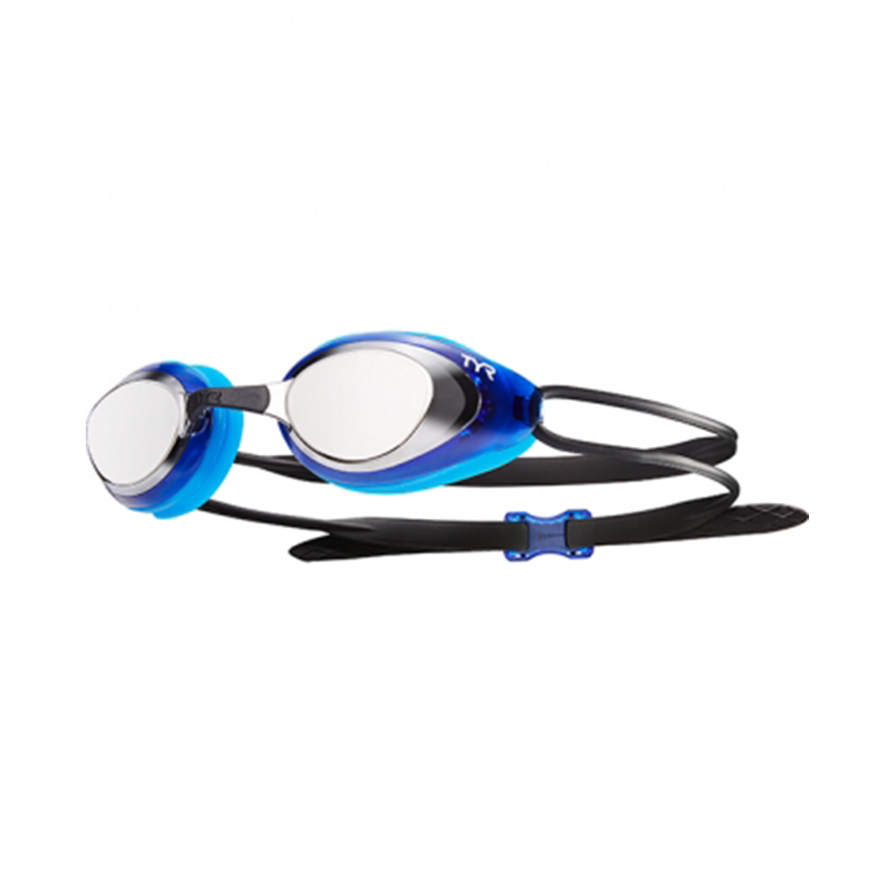 TYR - Goggles Black Hawk Mirrored Racing Silver/Blue