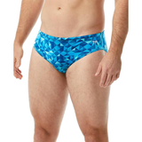 TYR - Mens Brief Optic Male Racer Teal/Multi