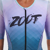 Zoot - Womens Trisuit Ltd Aero Full Zip Racesuit Kona Ice